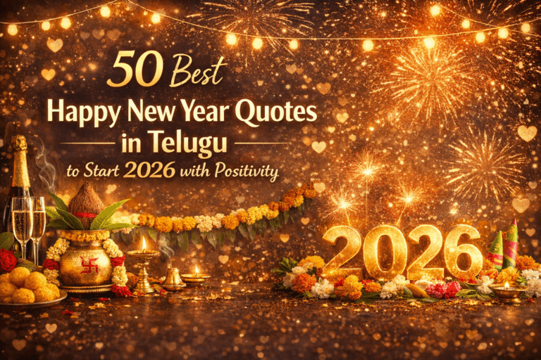Best Happy New Year Quotes in Telugu