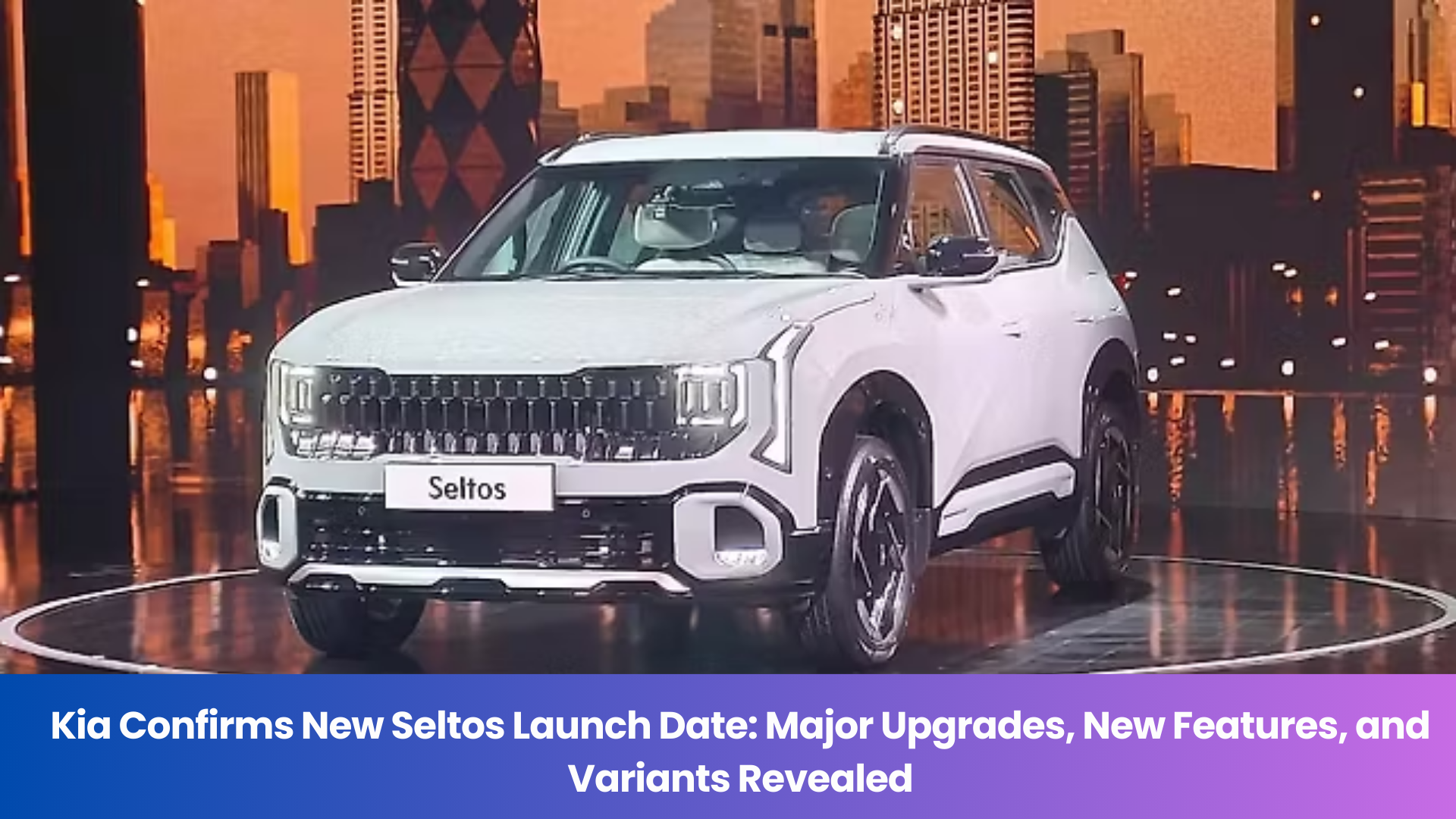 Bookings Open Tonight! New-Gen Kia Seltos Coming with Twin Displays & Level 2+ ADAS