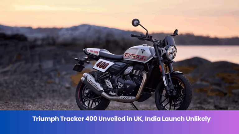 Triumph Tracker 400 Breaks Cover in UK: Will India Get It?