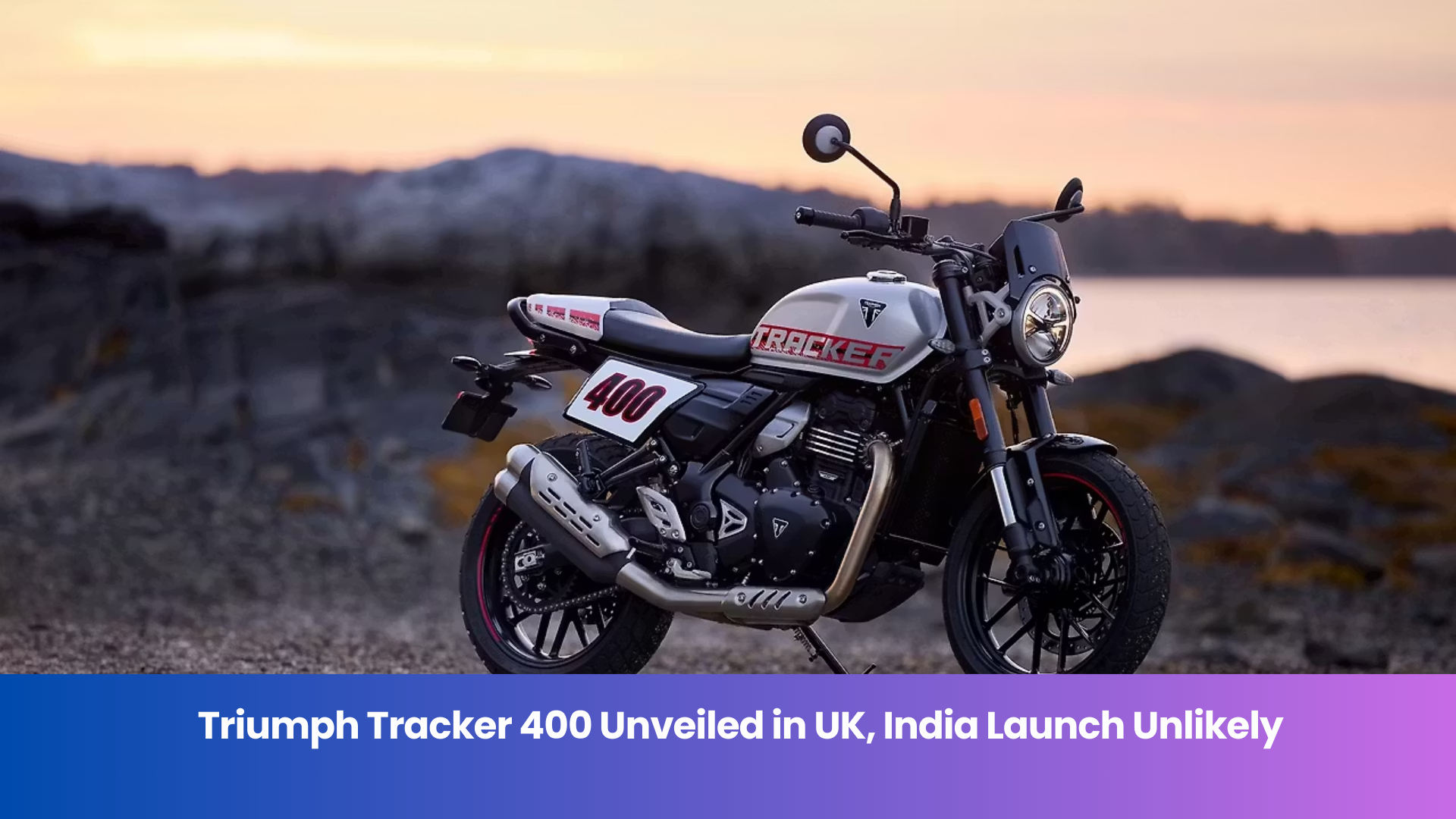Triumph Tracker 400 Breaks Cover in UK: Will India Get It?