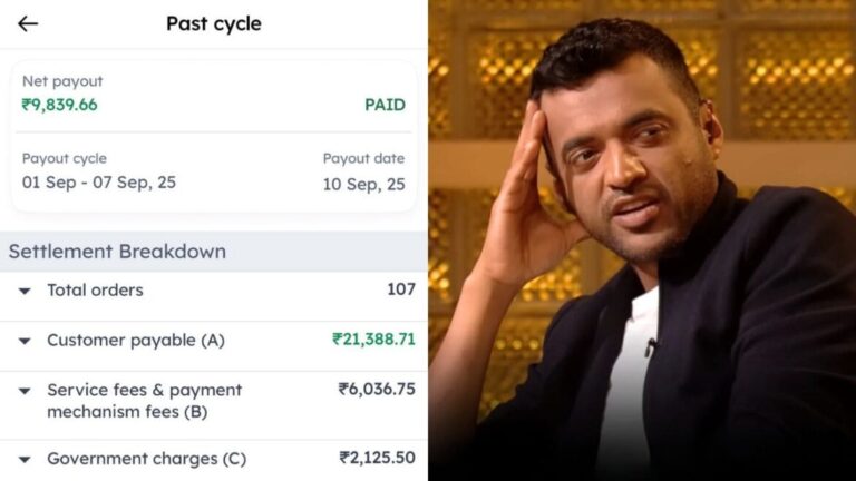 Restaurant Owner Questions Zomato After Getting Less Than Half Earnings From ₹21,000 Orders