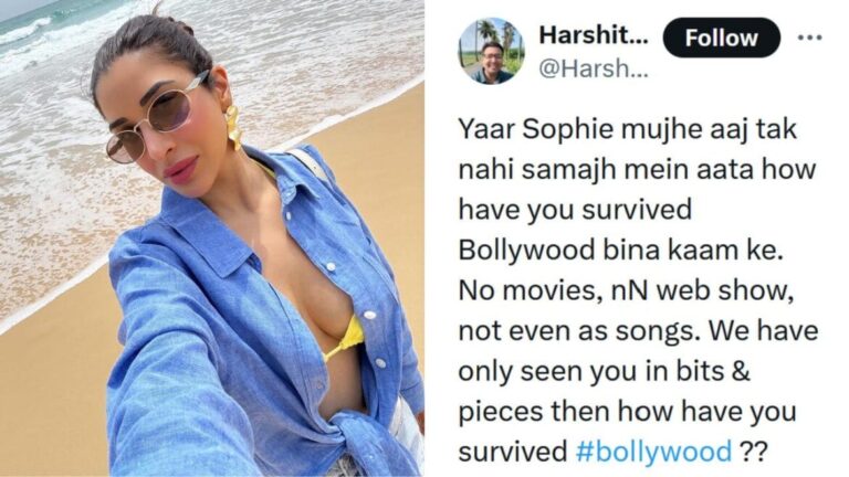 Sophie Choudry Responds Strongly to Troll Questioning Her Bollywood Career