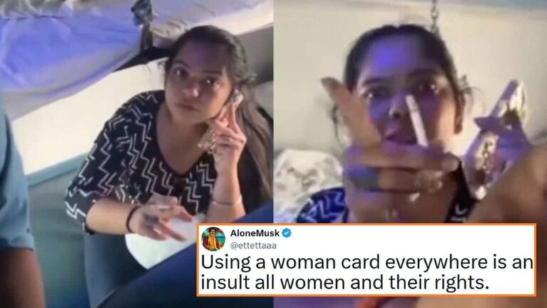 Indian Railways Responds After Woman Caught Smoking Inside Train, Video Goes Viral