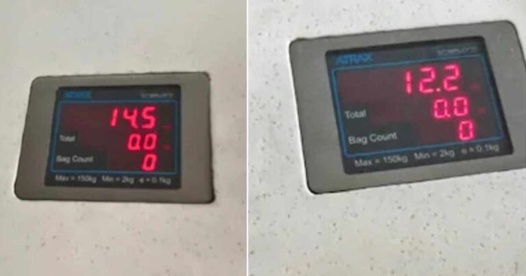 IndiGo Passenger Faces Confusion as Same Bag Shows Different Weights at Chandigarh Airport  Traveler Shocked by Luggage Weight Difference