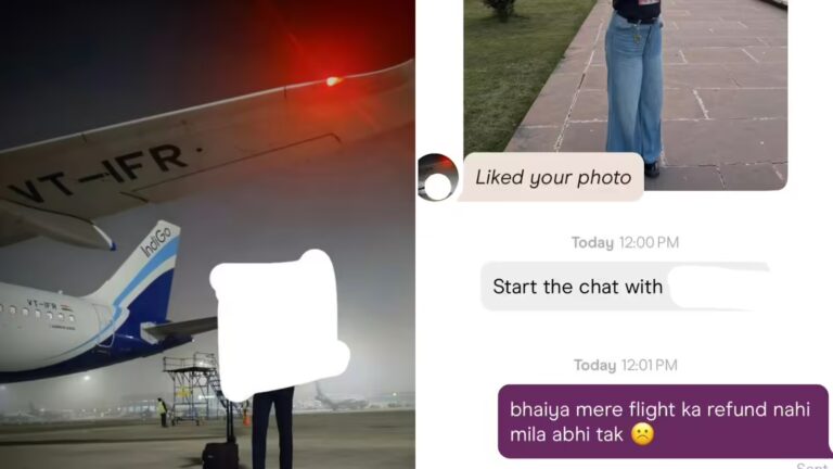 IndiGo Pilot Unmatches Woman After Refund Joke on Dating App