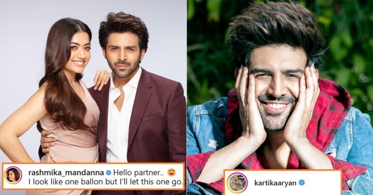 Kartik Aaryan’s Sweet Reply To Rashmika Mandanna’s Balloon Comment Goes Viral
