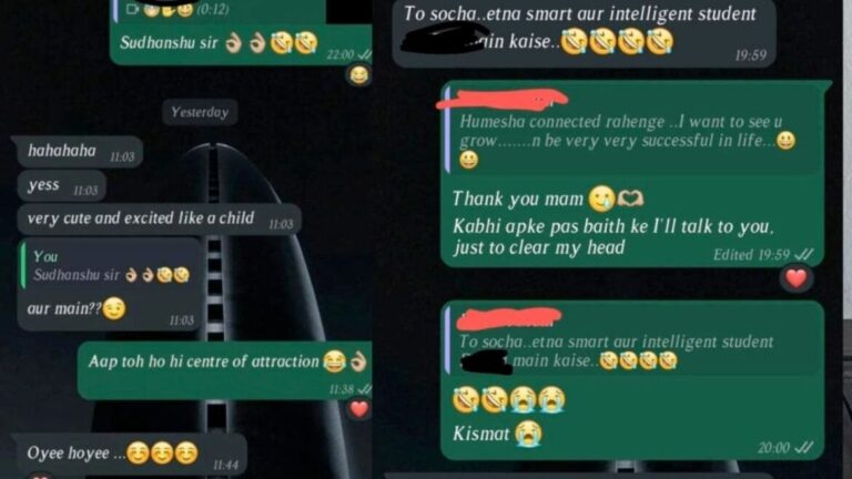 Student Shares Chat With Teacher Asking ‘Is She Flirting With Me?’ – Internet Explodes