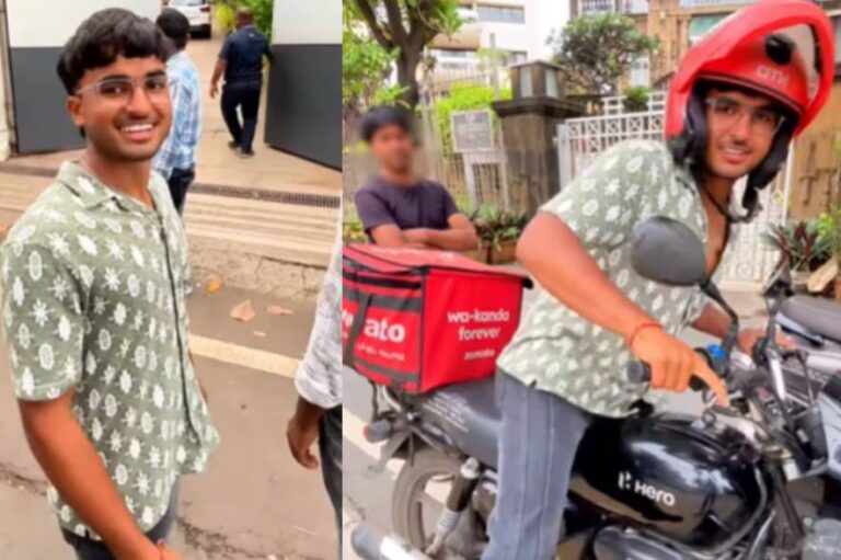 SRK Fan Disguises Himself As Zomato Delivery To Enter Mannat. Guard’s Boss Reply Goes Viral