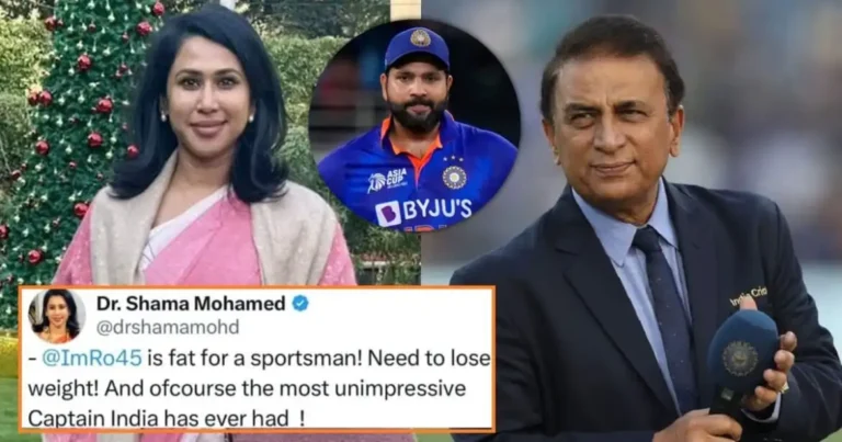 Sunil Gavaskar Defends Rohit Sharma After ‘Fat’ Comment Sparks Controversy