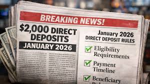 January 2026 Federal $2,000 Direct Deposits: Rules, Eligibility, and Full Timeline Explained
