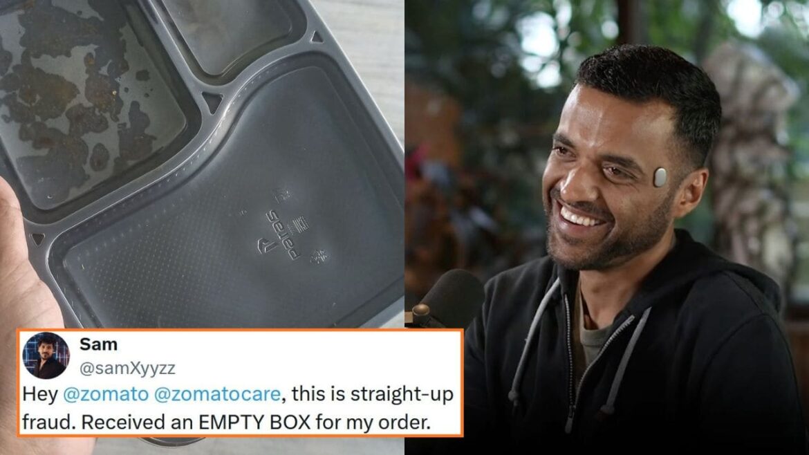 Zomato Responds After Customer Complains About Receiving An Empty Box As A Food Order