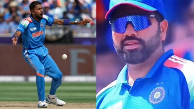 Rohit Sharma’s Viral Reaction After Hardik Pandya’s Expensive Over Grabs Attention